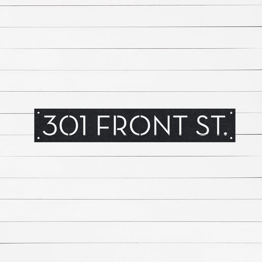 Custom Metal Address Sign | House Number Sign | House Address Sign | Address Plaque | Modern House Number Plaque | Street Number Sign