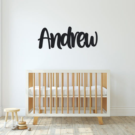 Personalized Name Sign | Custom Name Sign | Nursery Name Sign | Baby Name Sign | Metal Name Sign | Over Crib Sign | Baby Shower Gift | Nursery Wall Decor