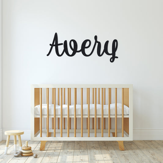 Custom Name Sign | Baby Name Sign | Nursery Name Sign | Metal Name Sign | Over Crib Sign | Nursery Wall Decor | Baby Shower Gift