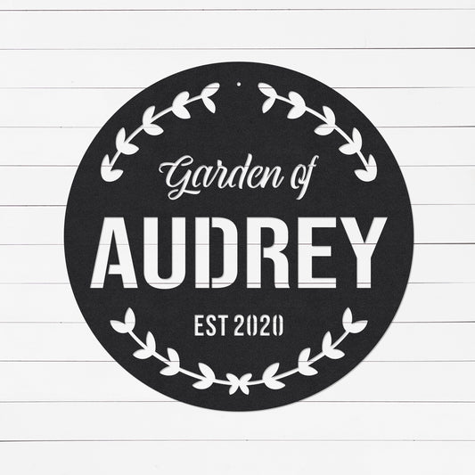 Personalized Garden Sign | Custom Garden Sign | Garden Plaque | Outdoor Sign | Mother's Day Gift | Gift For Mom | Gifts For Her | Metal Sig