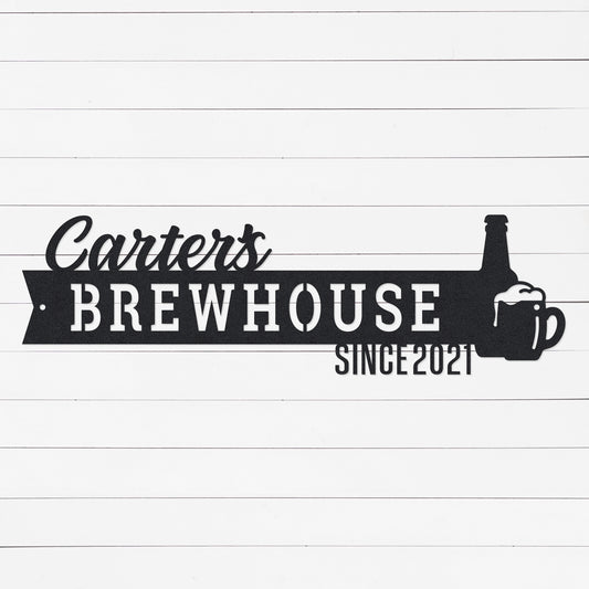 Custom Bar Sign | Home Bar Sign | Man Cave Sign | Personalized Bar Sign | Pub Sign | Metal Sign | Anniversary Gift | Gifts for Dad