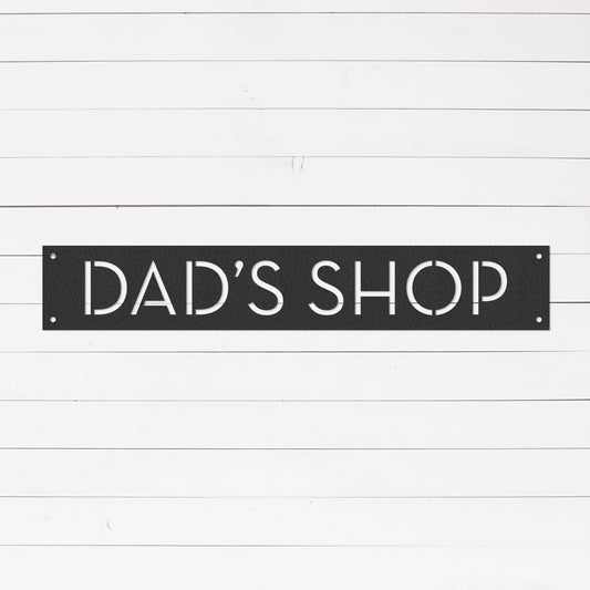 Dad's Garage Sign | Dad's Garage Sign | Metal Garage Sign | Garage Cave Sign | Fathers Day Gift | Anniversary Gift | Gifts for Dad