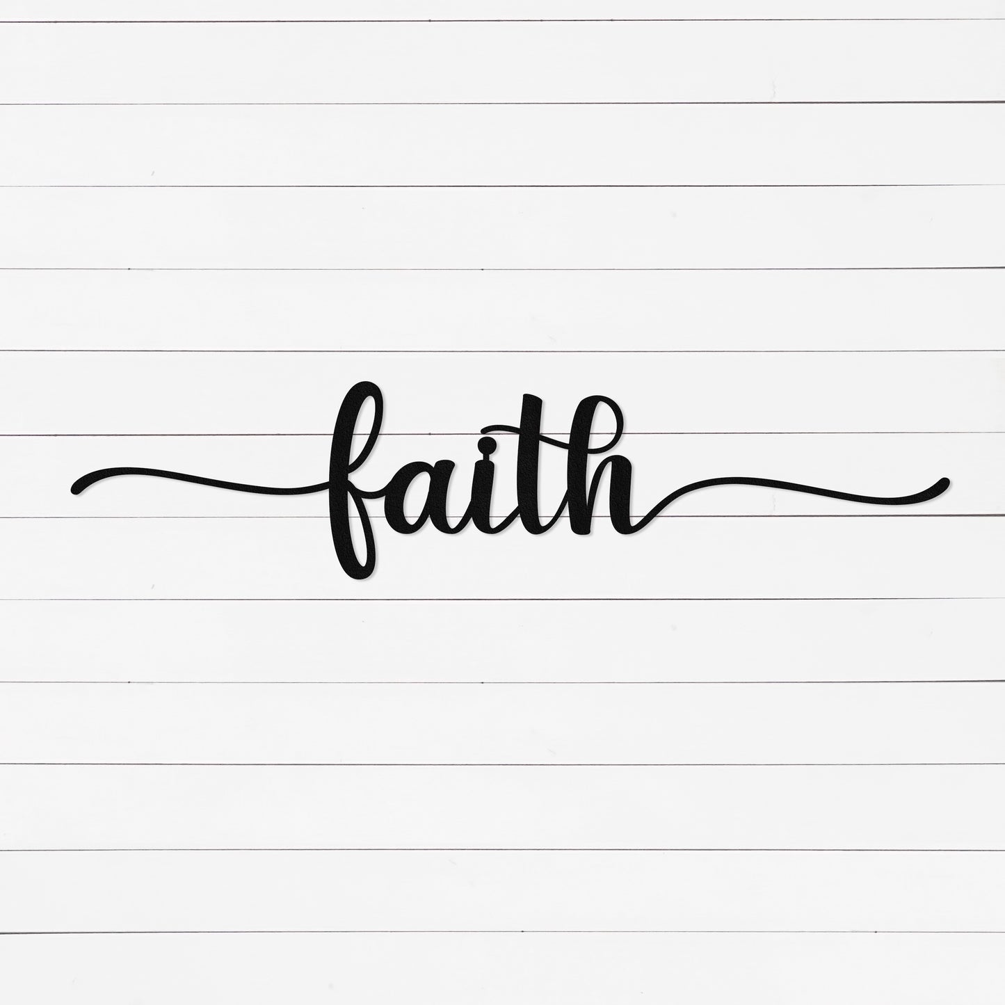 Faith Sign | Home Decor | Rustic Wall Art | Farmhouse Decor | Wall Decor | Metal Wall Art | House Decor | Metal Sign | Wall Signs | Christian Wall Art