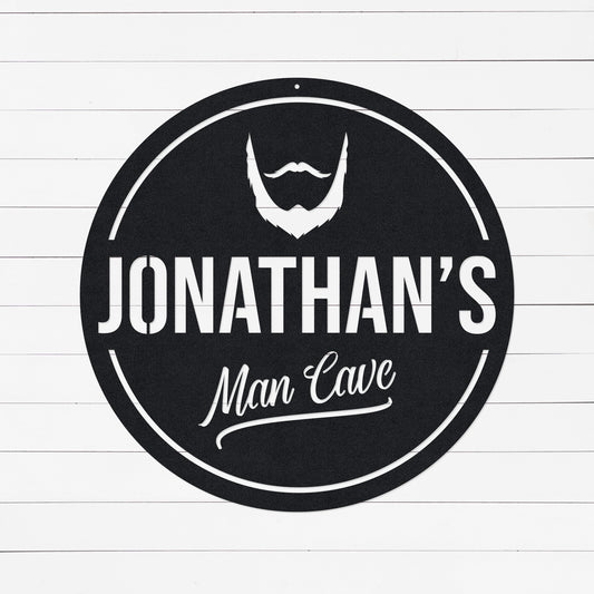 Personalized Man Cave Sign | Metal Signs For Man Cave | Garage Sign | Gift For Dad | Fathers Day Gift | Gifts for Men | Gifts For Him