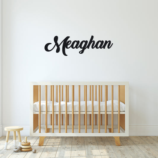 Custom Name Sign | Nursery Name Sign | Baby Name Sign | Metal Name Sign | Over Crib Sign | Baby Shower Gift | Nursery Wall Decor