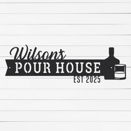 Custom Bar Sign | Home Bar Sign | Man Cave Sign | Personalized Bar Sign | Pub Sign | Metal Sign | Anniversary Gift | Gifts for Dad