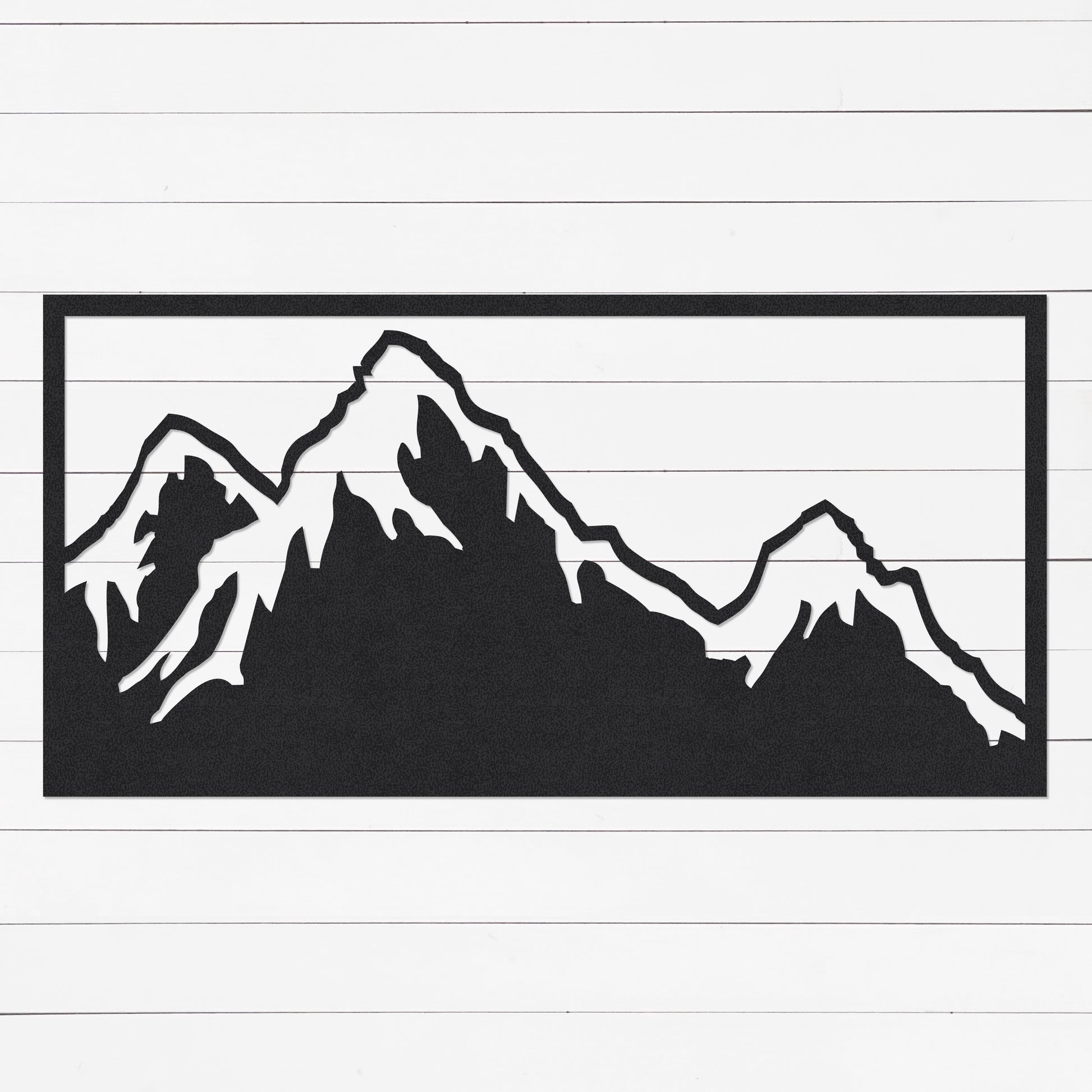 Mountain Sign | Mountain Peak Sign | Mountain Wall Art | Rustic Wall Decor | Nature Wall Art | Nature Decor | Cottage Decor | Metal Sign