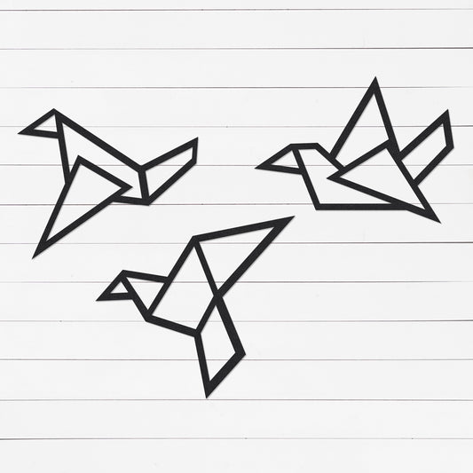 Origami Bird Sign