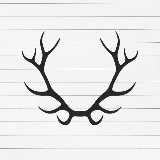 Deer Antler Sign | Hunting Decor | Log Cabin Decor | Cottage Decor | Rustic Decor | Nature Decor | Outdoor Sign | Deer Sign | Metal Sign