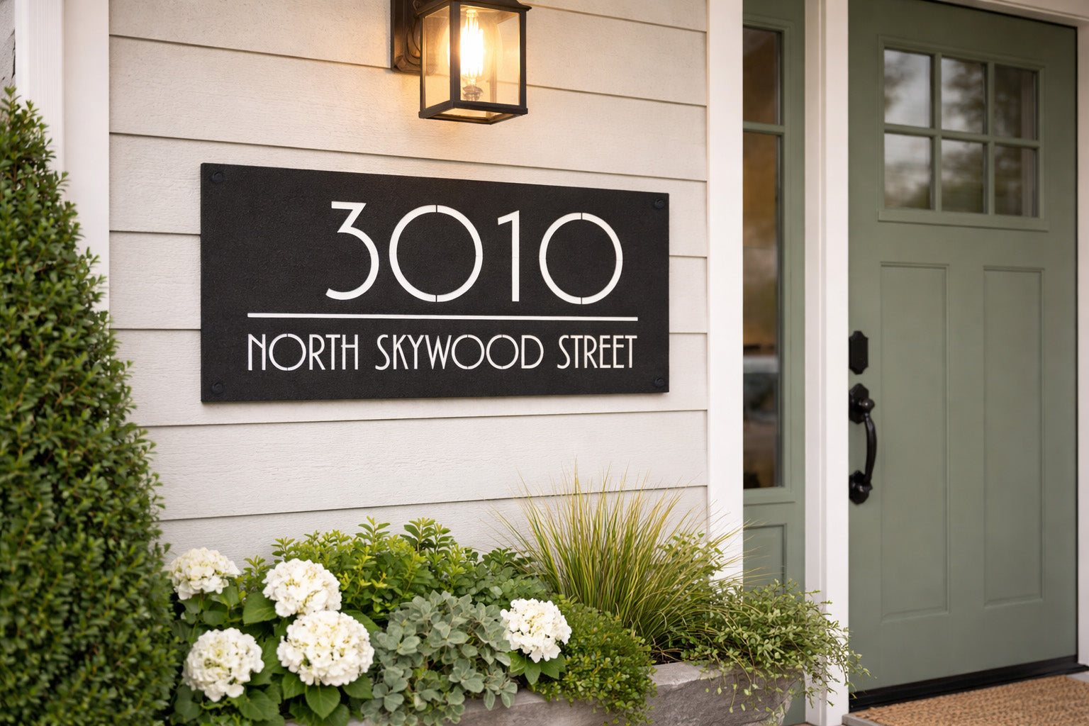 Address Code Sign Address Signs | Arclite Fabrication