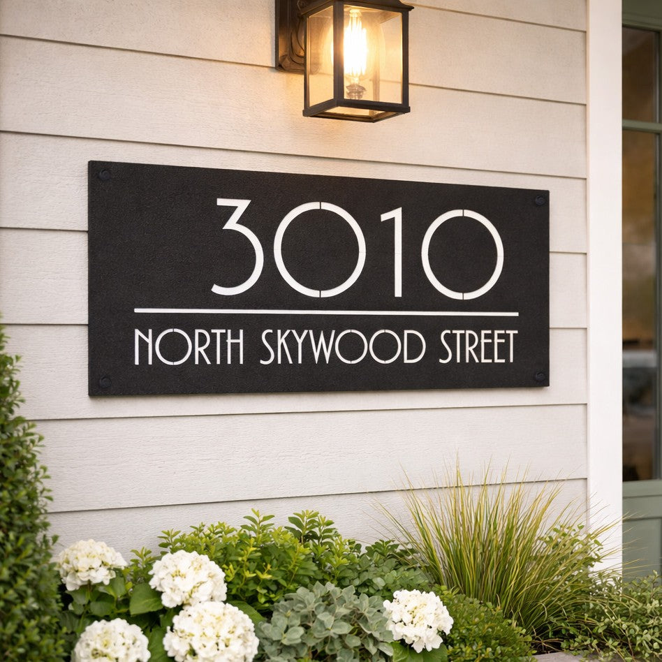Address Sign Example Address Sign | Arclite Fabrication