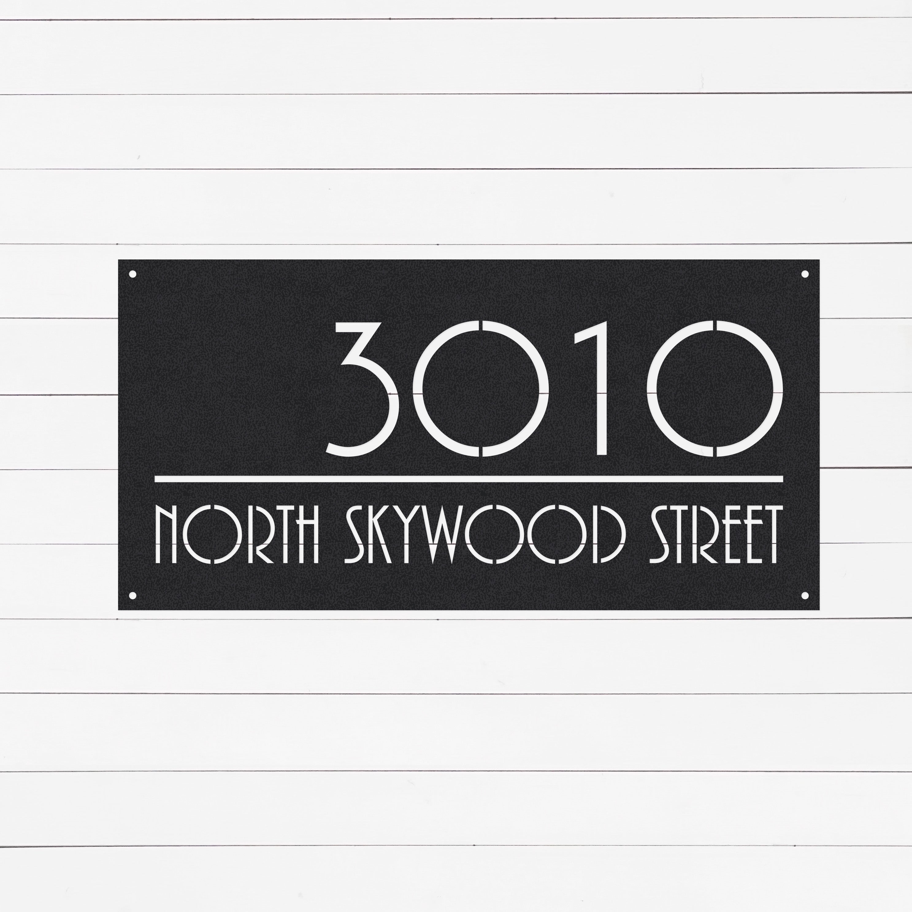 Address Code Sign Address Sign | Arclite Fabrication