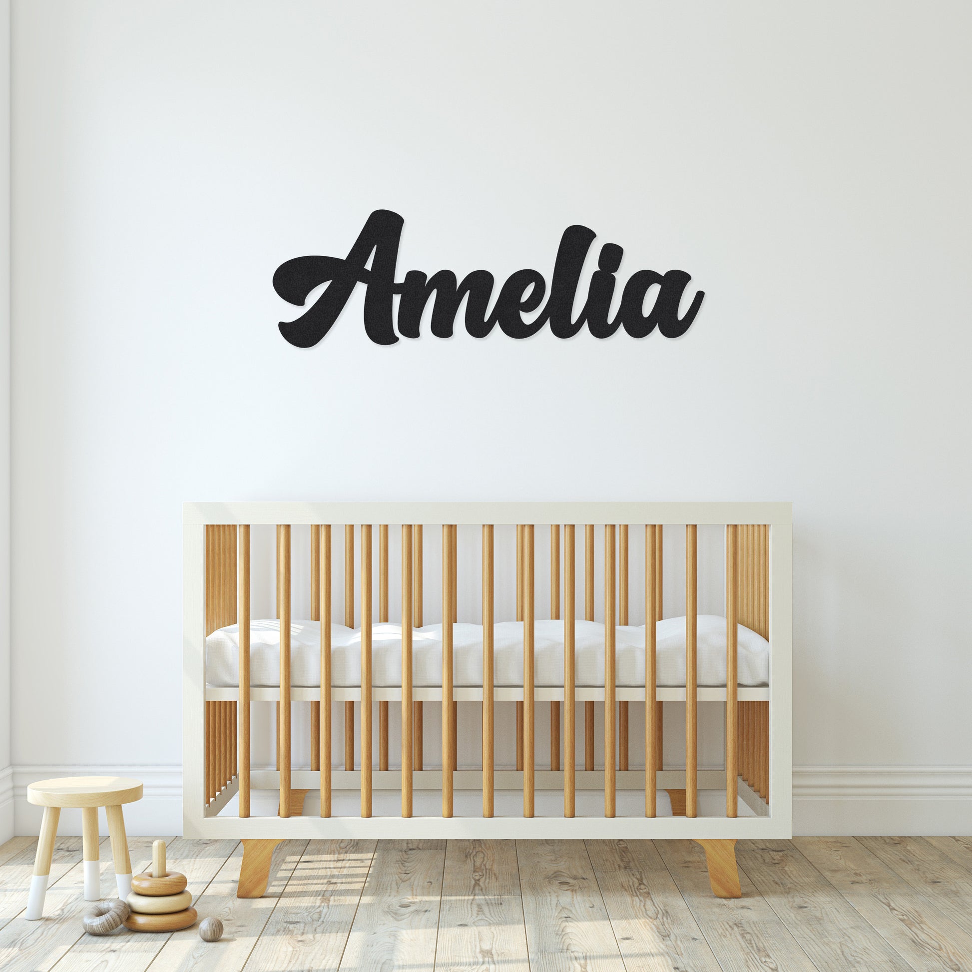 Custom Name Sign | Nursery Name Sign | Baby Name Sign | Metal Name Sign | Over Crib Sign | Baby Shower Gift | Nursery Wall Decor