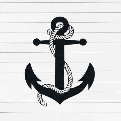 Anchor Sign | Nautical Decor | Anchor Wall Decor | Anchor Wall Art | Cottage Decor | Sailors Decor | Front Porch Sign | Metal Sign