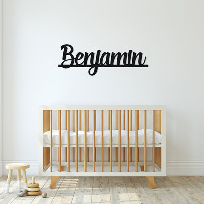 Custom Name Sign | Nursery Name Sign | Baby Name Sign | Metal Name Sign | Over Crib Sign | Baby Shower Gift | Nursery Wall Decor