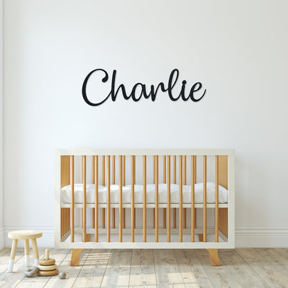 Custom Name Sign | Nursery Name Sign | Baby Name Sign | Metal Name Sign | Over Crib Sign | Baby Shower Gift | Nursery Wall Decor