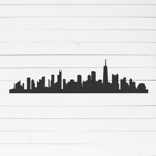 Chicago Sign | Skyline Sign | City Skyline Wall Art | Cityscape Wall Art | Metal Wall Art | Metal Wall Decor | Metal Decor | Metal Sign