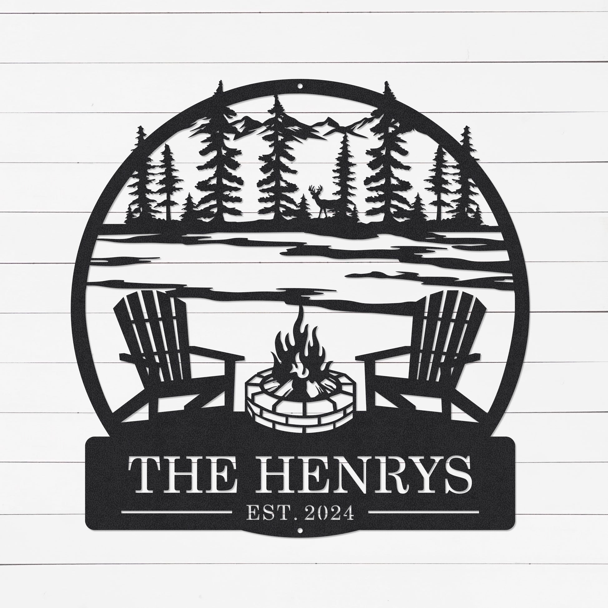 Custom Cottage Sign | Cabin Sign | Cottage Decor | Outdoor Sign | Camping Sign | Father's Day Gift | Family Name Sign | Metal Sign