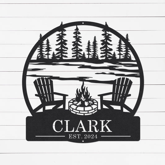 Custom Cottage Sign | Cabin Sign | Cottage Decor | Outdoor Sign | Camping Sign | Father's Day Gift | Family Name Sign | Metal Sign