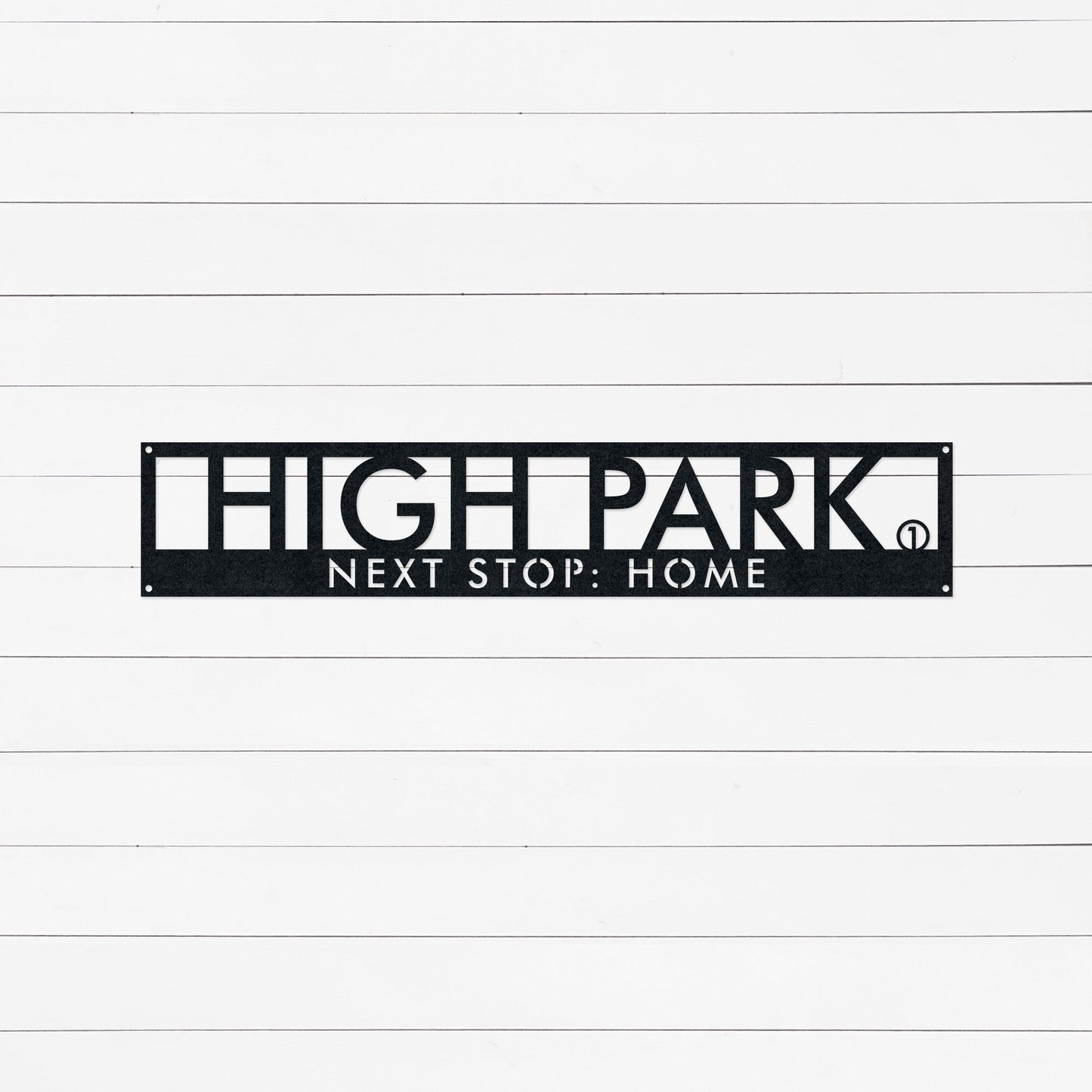 Custom Toronto Home Subway Sign | Housewarming & Realtor Closing Gift | TTC Wall Art Decor for Home