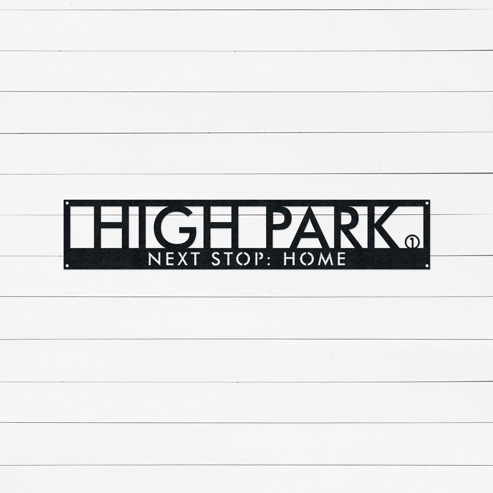 Custom Toronto Home Subway Sign | Housewarming & Realtor Closing Gift | TTC Wall Art Decor for Home