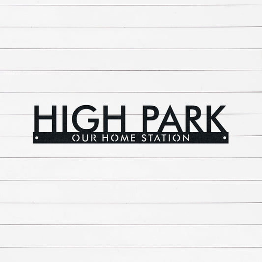 Custom Toronto Home Subway Sign | Housewarming & Realtor Closing Gift | TTC Wall Art Decor for Home