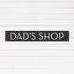 Dad's Garage Sign | Dad's Garage Sign | Metal Garage Sign | Garage Cave Sign | Fathers Day Gift | Anniversary Gift | Gifts for Dad