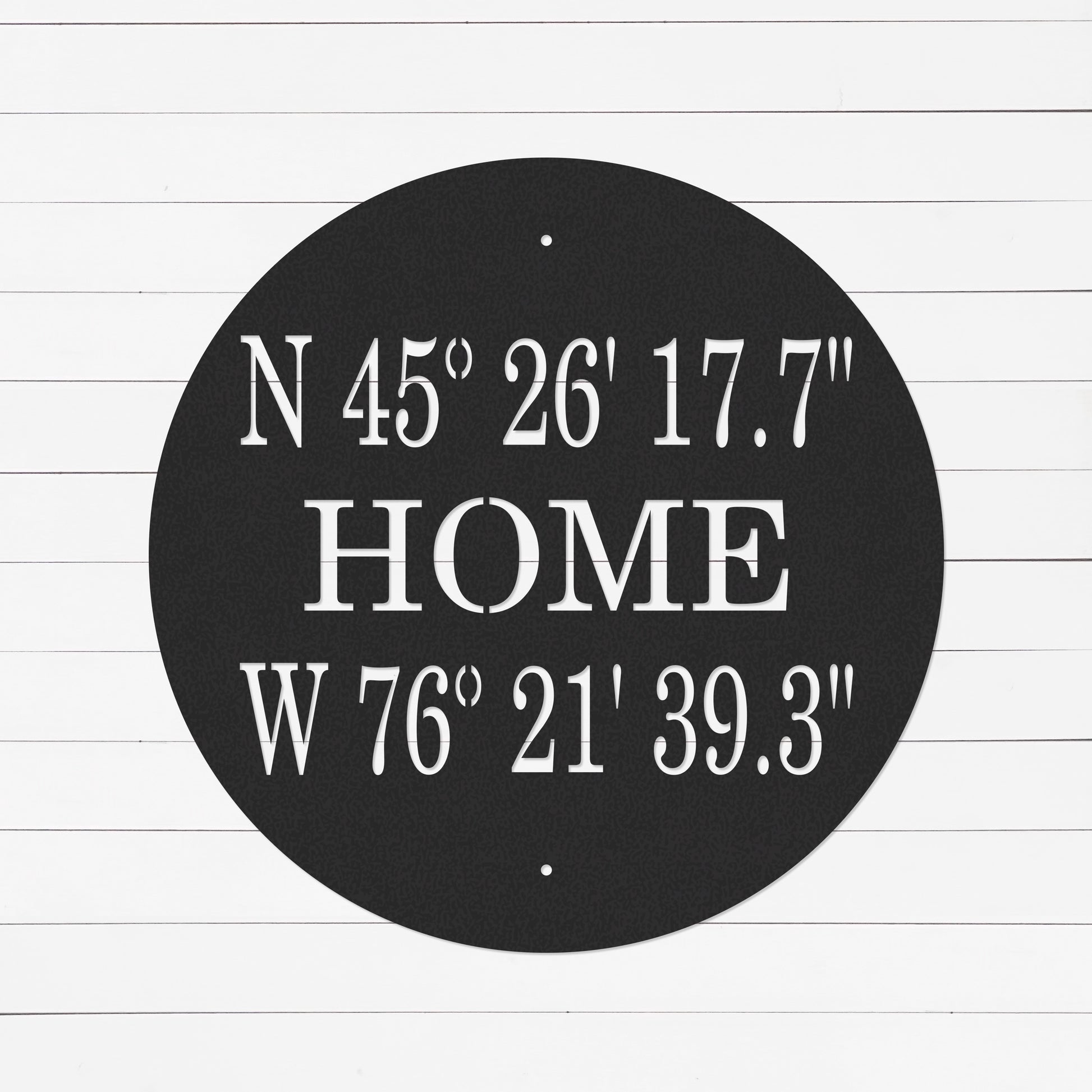 Latitude and Longitude Sign | GPS Coordinates Sign | Realtor Closing Gift | Housewarming Gift | New Home Gift | Metal Sign | Wall Art