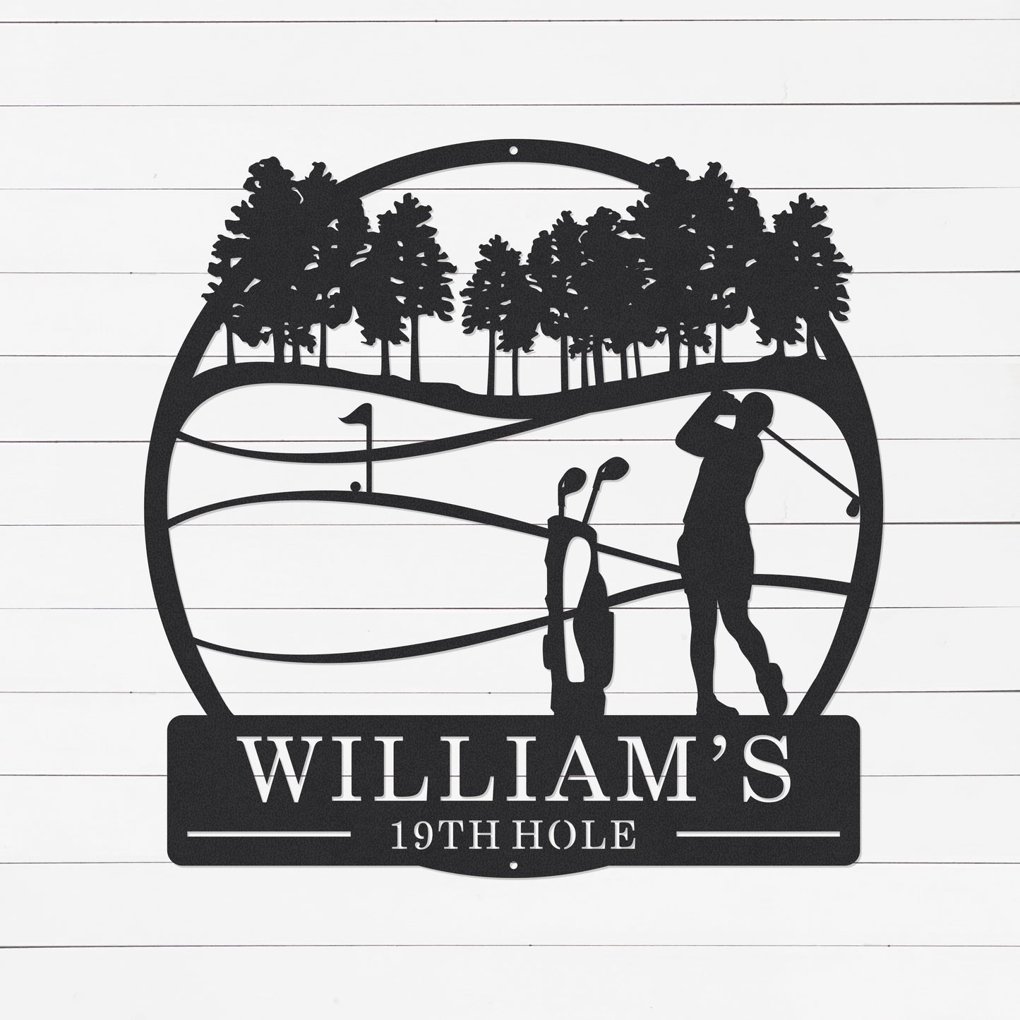 Personalized Golf Sign