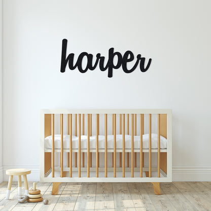 Personalized Name Sign | Custom Name Sign | Nursery Name Sign | Baby Name Sign | Metal Name Sign | Over Crib Sign | Baby Shower Gift | Nursery Wall Decor