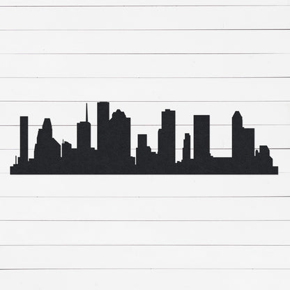 Houston Sign | Skyline Sign | City Skyline Wall Art | Cityscape Wall Art | Metal Wall Art | Metal Wall Decor | Metal Decor | Metal Sign