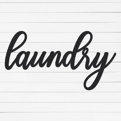 Laundry Sign | Laundry Room Sign | Home Decor | Rustic Wall Art | Farmhouse Decor | Wall Decor | Metal Wall Art | House Decor | Metal Sign