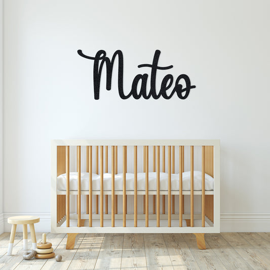 Personalized Name Sign | Custom Name Sign | Nursery Name Sign | Baby Name Sign | Metal Name Sign | Over Crib Sign | Baby Shower Gift | Nursery Wall Decor