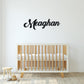 Custom Name Sign | Nursery Name Sign | Baby Name Sign | Metal Name Sign | Over Crib Sign | Baby Shower Gift | Nursery Wall Decor