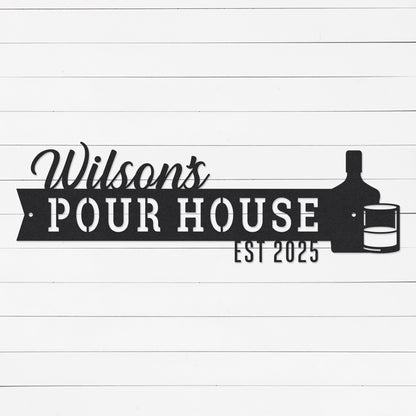 Custom Bar Sign | Home Bar Sign | Man Cave Sign | Personalized Bar Sign | Pub Sign | Metal Sign | Anniversary Gift | Gifts for Dad