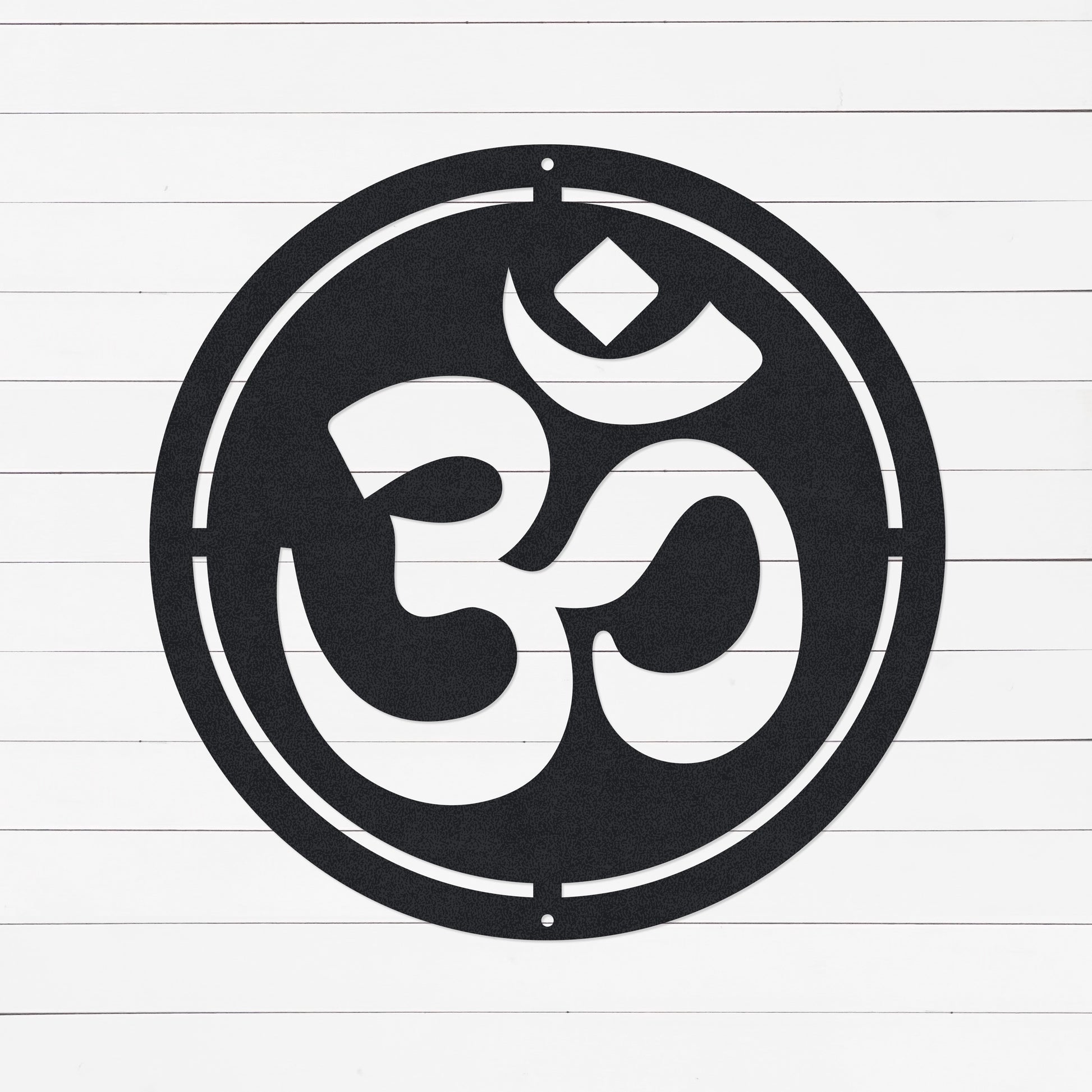 Ohm Symbol Sign | Yoga Gift | Gifts For Yoga Lovers | Yoga Room Decor | Yoga Studio Decor | Namaste Sign | Metal Wall Art | Metal Sign