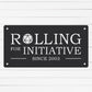 Personalized Roll For Initiative Sign | D20 Decor | D20 Home Decor | D20 Gifts | D20 Art | DnD Gift | Geek Gift | Nerd Gift | Metal Sign