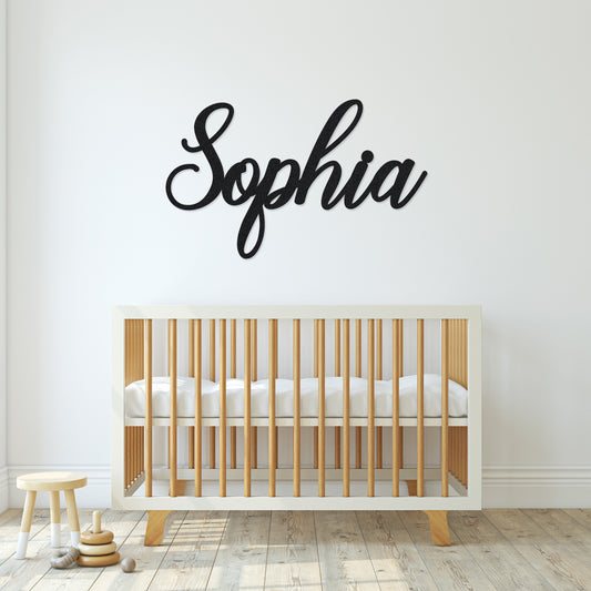 Personalized Name Sign | Custom Name Sign | Nursery Name Sign | Baby Name Sign | Metal Name Sign | Over Crib Sign | Baby Shower Gift | Nursery Wall Decor