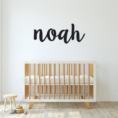 Custom Name Sign | Nursery Name Sign | Baby Name Sign | Metal Name Sign | Over Crib Sign | Baby Shower Gift | Nursery Wall Decor