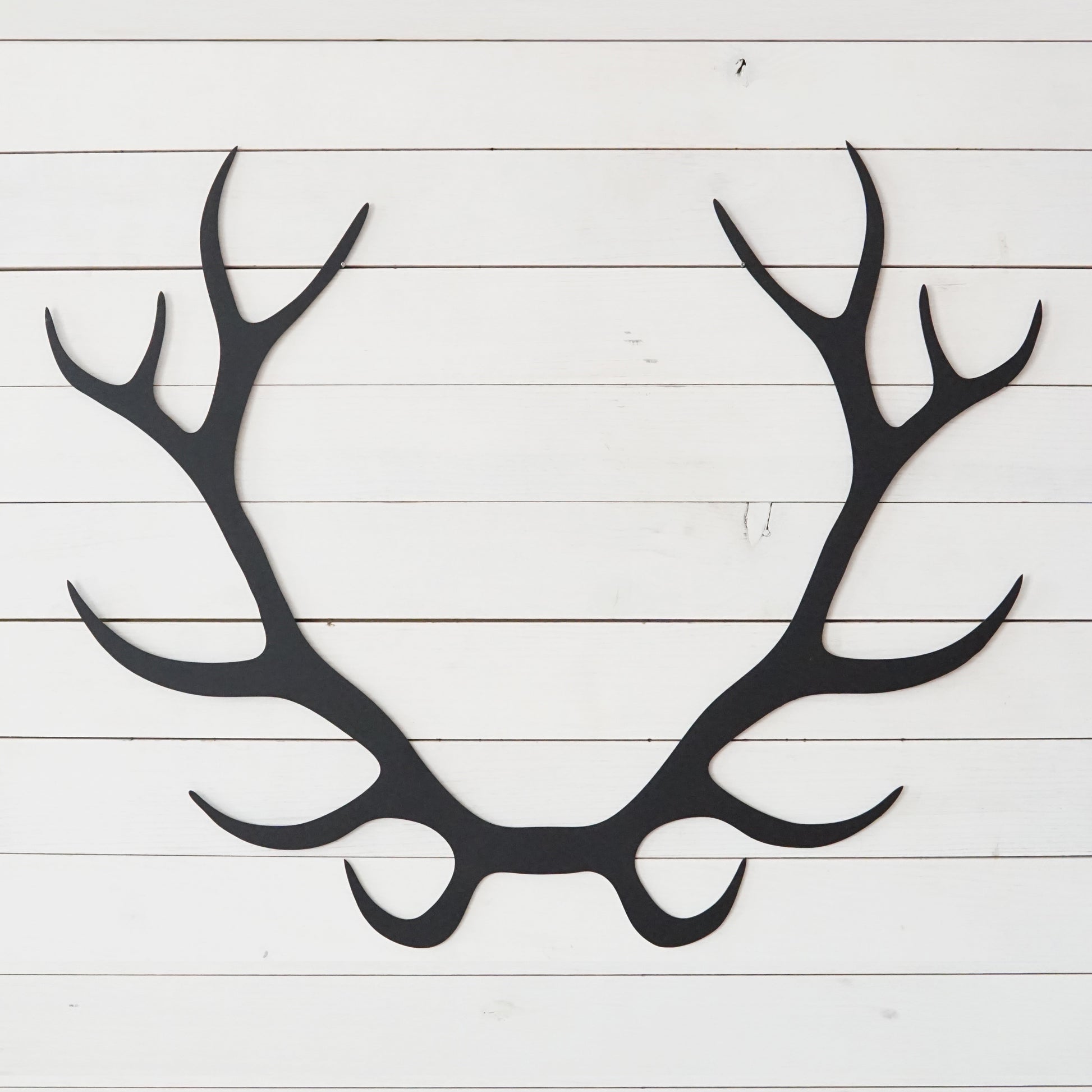 Deer Antler Sign | Hunting Decor | Log Cabin Decor | Cottage Decor | Rustic Decor | Nature Decor | Outdoor Sign | Deer Sign | Metal Sign