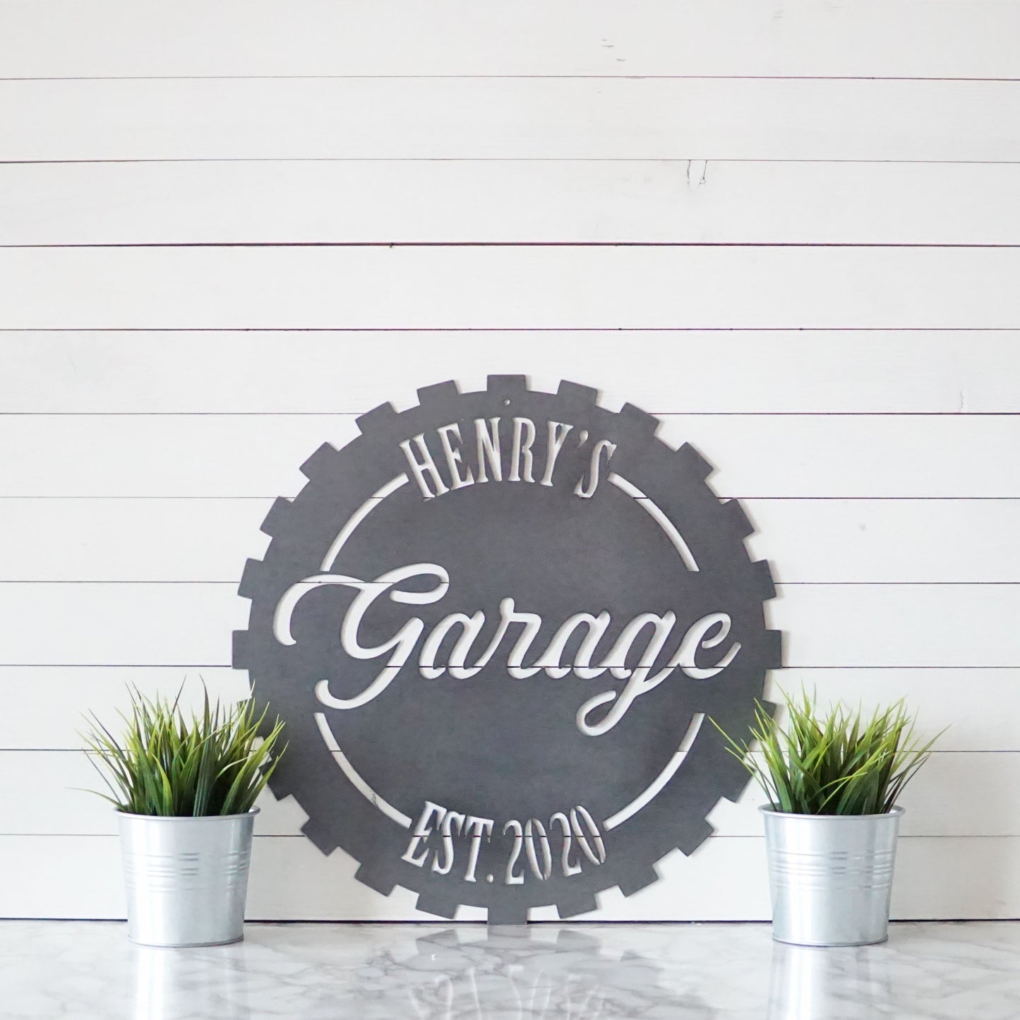 Custom Garage Sign | Gift For Car Lovers | Unique Fathers Day Gift | Birthday Gift For Dad | Man Cave Sign | Gifts for Dad | Metal Sign