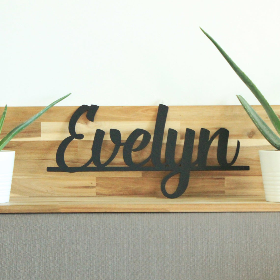 Custom Name Sign | Nursery Name Sign | Baby Name Sign | Metal Name Sign | Over Crib Sign | Baby Shower Gift | Nursery Wall Decor