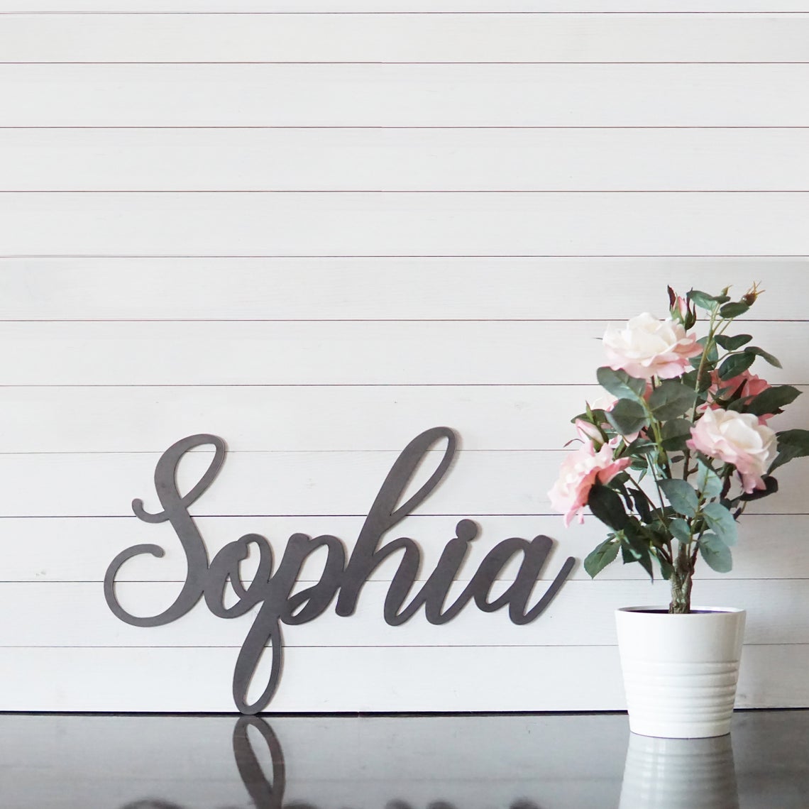 Personalized Name Sign | Custom Name Sign | Nursery Name Sign | Baby Name Sign | Metal Name Sign | Over Crib Sign | Baby Shower Gift | Nursery Wall Decor