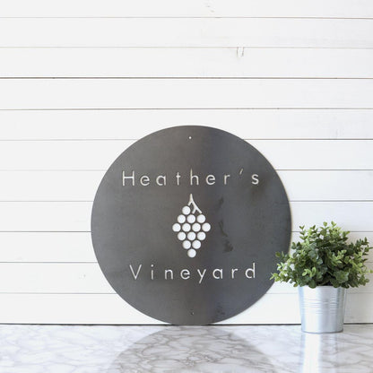 Custom Wine Bar Sign | Wine Sign | Bar Sign | Metal Sign | Custom Bar Signs | Wedding Anniversary Gift | Anniversary Gift | Gifts for Mom