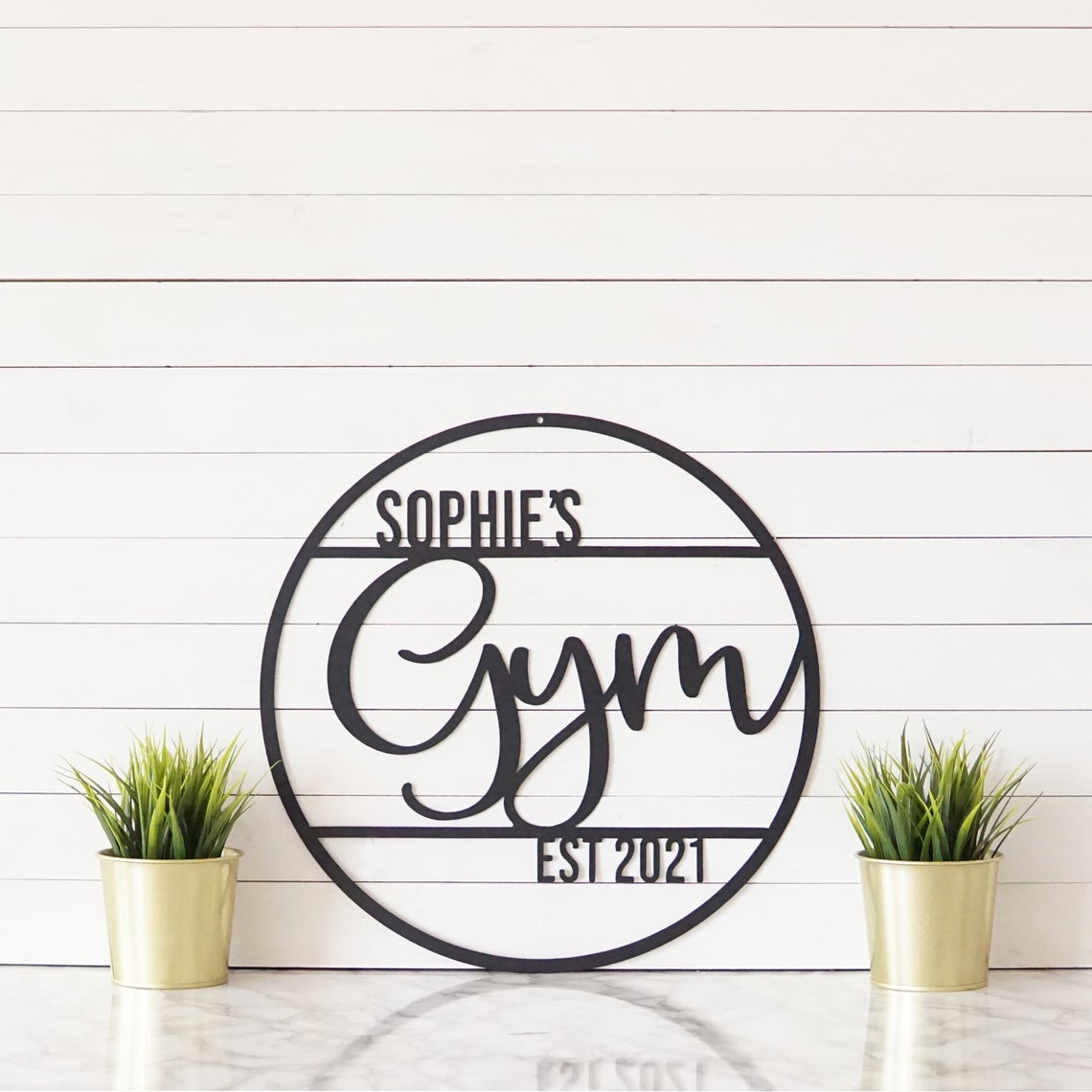 Personalized Home Gym SignCustom Home Gym Sign | Workout Room Sign | Gym Signs For Home Gym | Gift For Gym Lovers | Fitness Gifts | Workout Gifts | Metal Sign