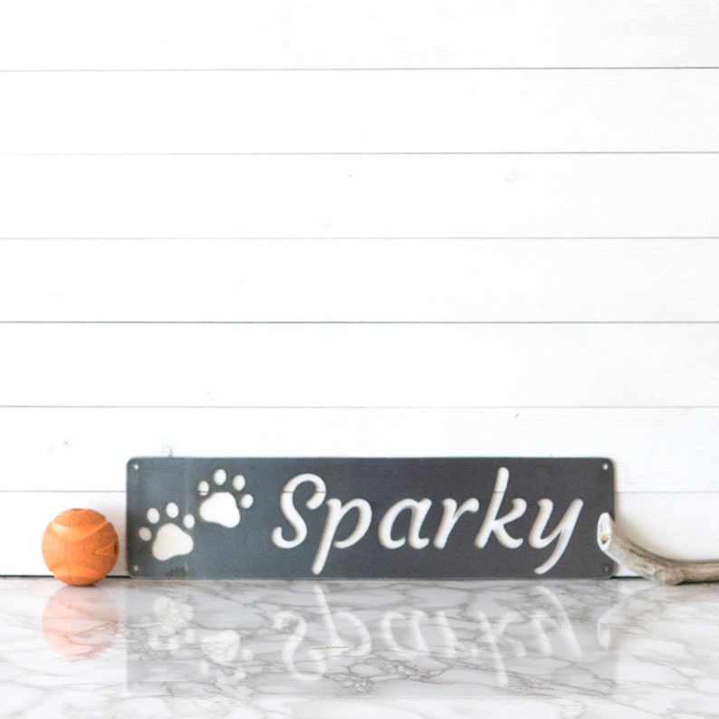 Custom Dog House Sign | Dog Sign | Personalized Dog Sign | Metal Dog Sign | Gifts For Dog Owners | Gifts For Dog Lovers | Custom Dog Gifts